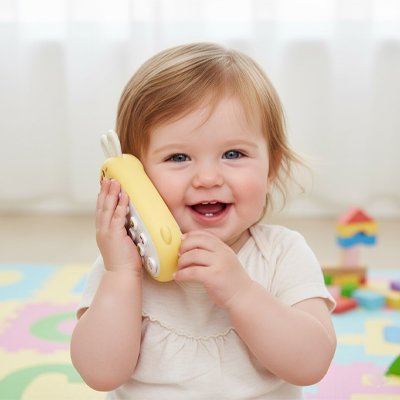 Jouet bebe 1 an jaune