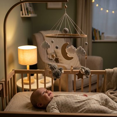 Mobile bébé veilleuse