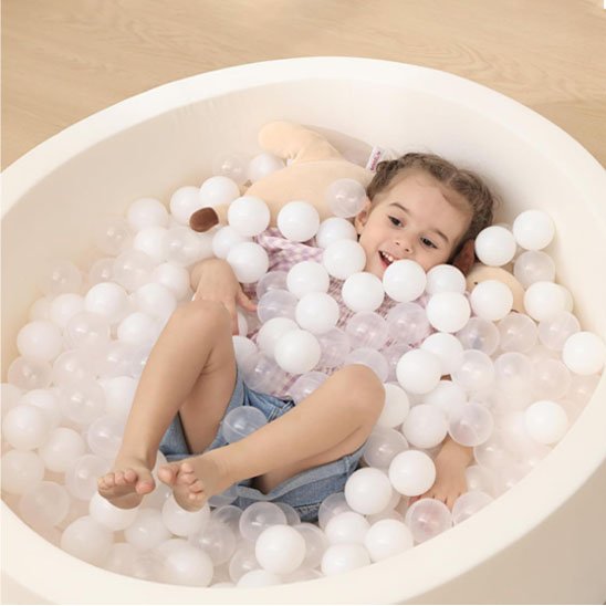 Balle piscine a balle transparent