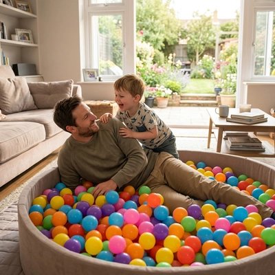 Balle piscine a balle papa jeux