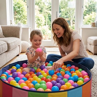 Balle piscine a balle rainbow salon