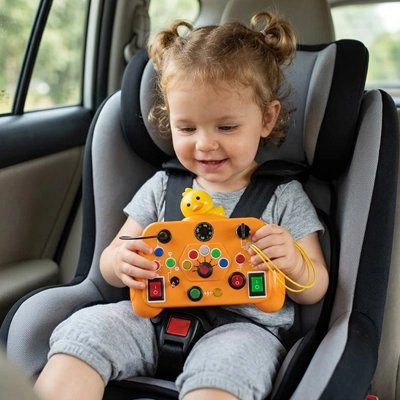Busy board bebe orange