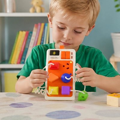 Busy board​ éveil montessori