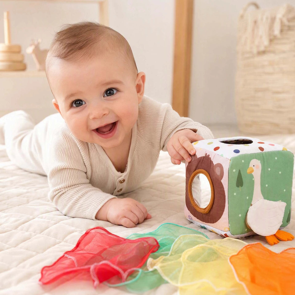 Cube d'activité bebe bonheur