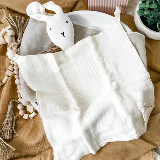 Doudou bebe blanc