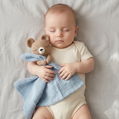 Doudou bebe couché