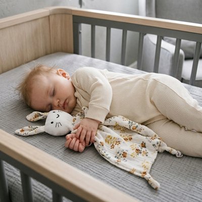 Doudou bebe fillette endormie