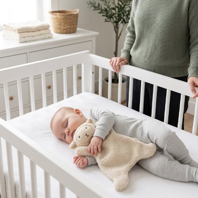 Doudou bebe mouton