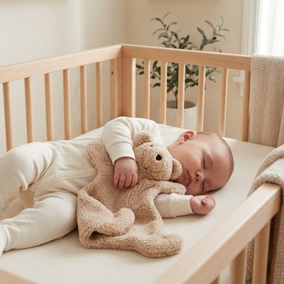 Doudou ourson beige