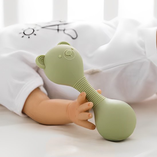 Hochet bébé en vert