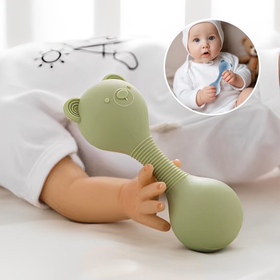 Hochet bébé vert