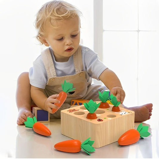 Hochet bébé carotte