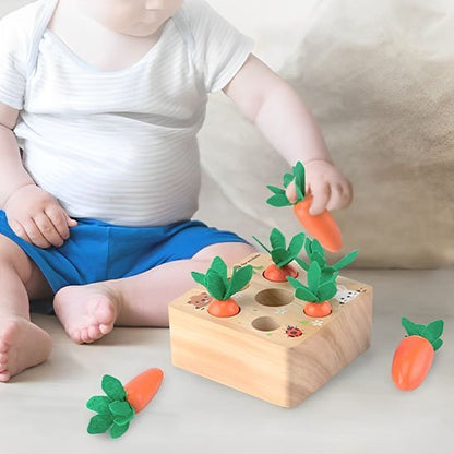 Hochet bébé carottes