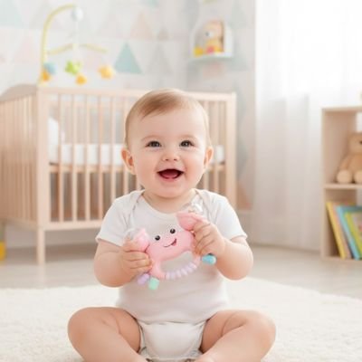 Hochet bébé couleurs