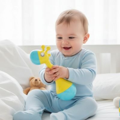 Hochet bébé doudou