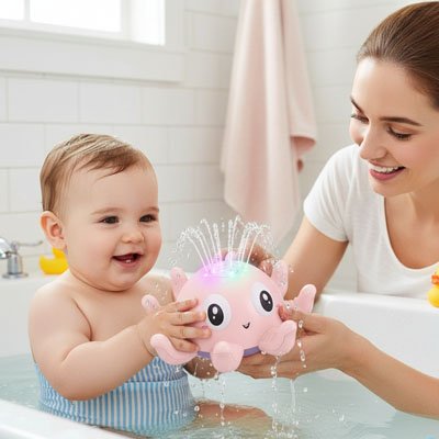 Jouet baignoire bebe maman