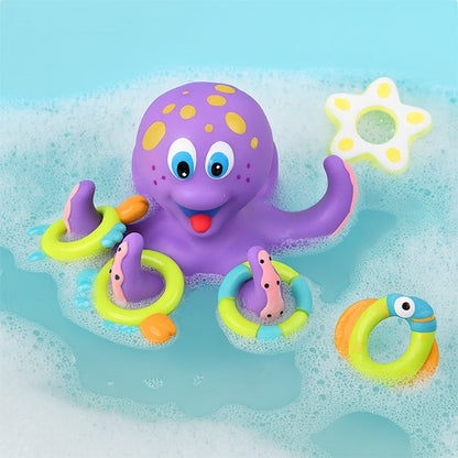 Jouet baignoire bebe pieuvre anneau