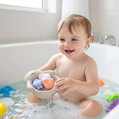 Jouet baignoire bebe leo