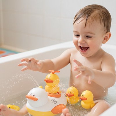 Jouet bain bébé sourire