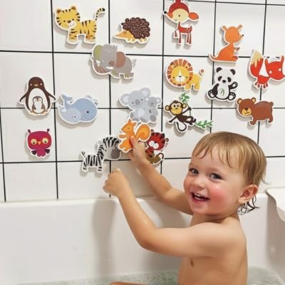 Jouet bain coller au mur