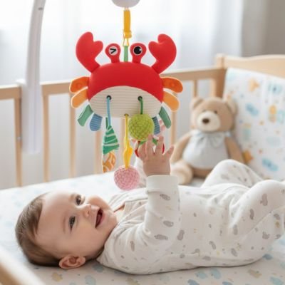 Jouet bebe eveil bebe content