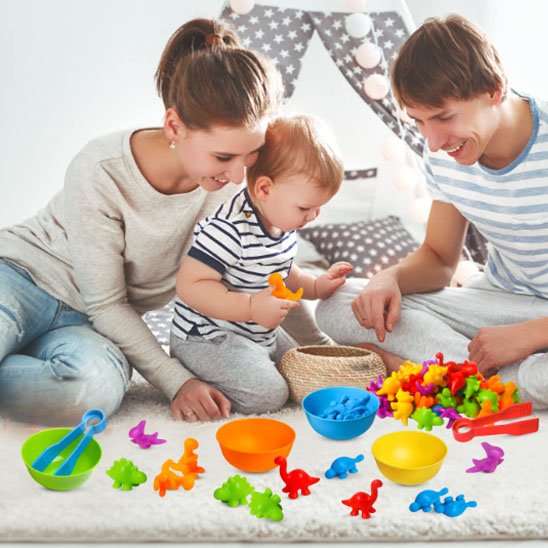 Jouet bébé papa maman