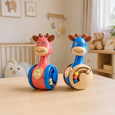 Jouet bebe girafe