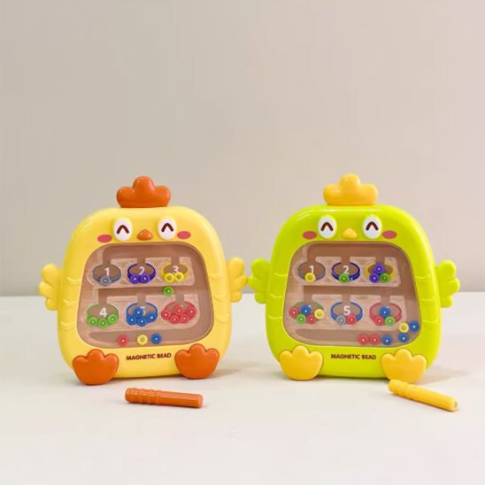 Jouet bebe jaune vert