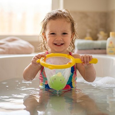 Jouet de bain bébé épuisettes