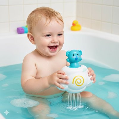 Jouet de bain pour bebe blue