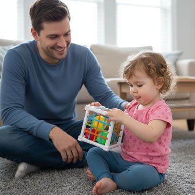 Jouet éveil bebe papa