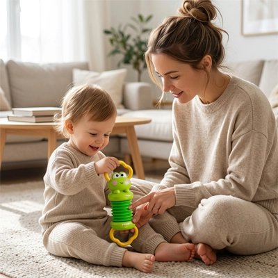 Jouet musical bebe plie déplie
