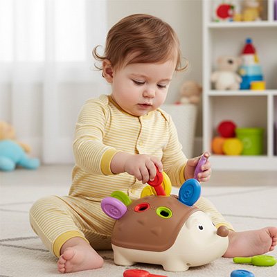 Jouet pour bebe 1 ans bebe concentré