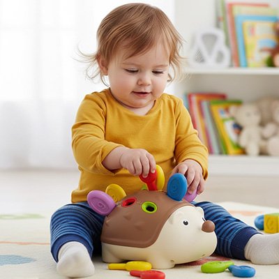 Jouet pour bebe 1 ans bebe content