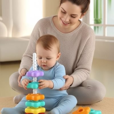 Jouet pour bebe 18 mois avec maman