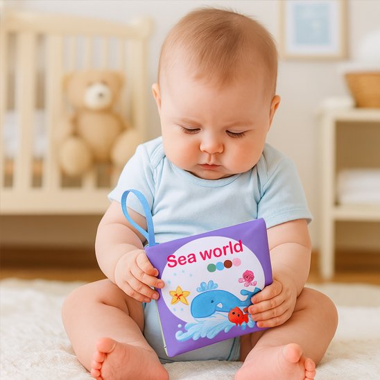 Livre bebe en tissus sea world