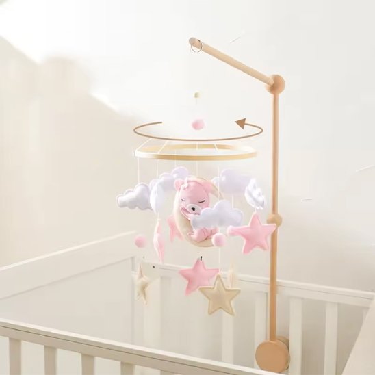 Mobile bebe rotation nuage