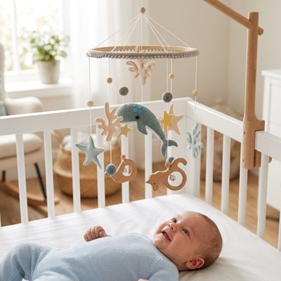 Mobile bebe marin