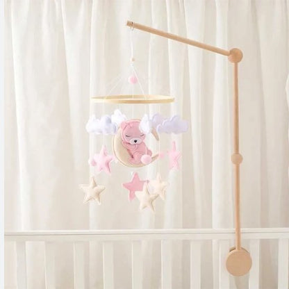 Mobile bebe nuage rosy