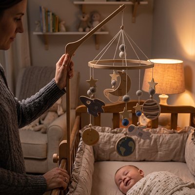 Mobile bebe veilleuse nuit