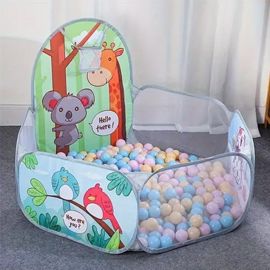 Piscine a balle bebe vert