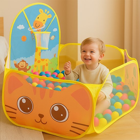 Piscine a balle bebe jaune