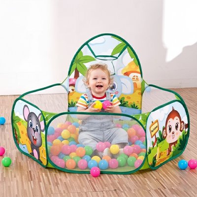 Piscine a balle vert