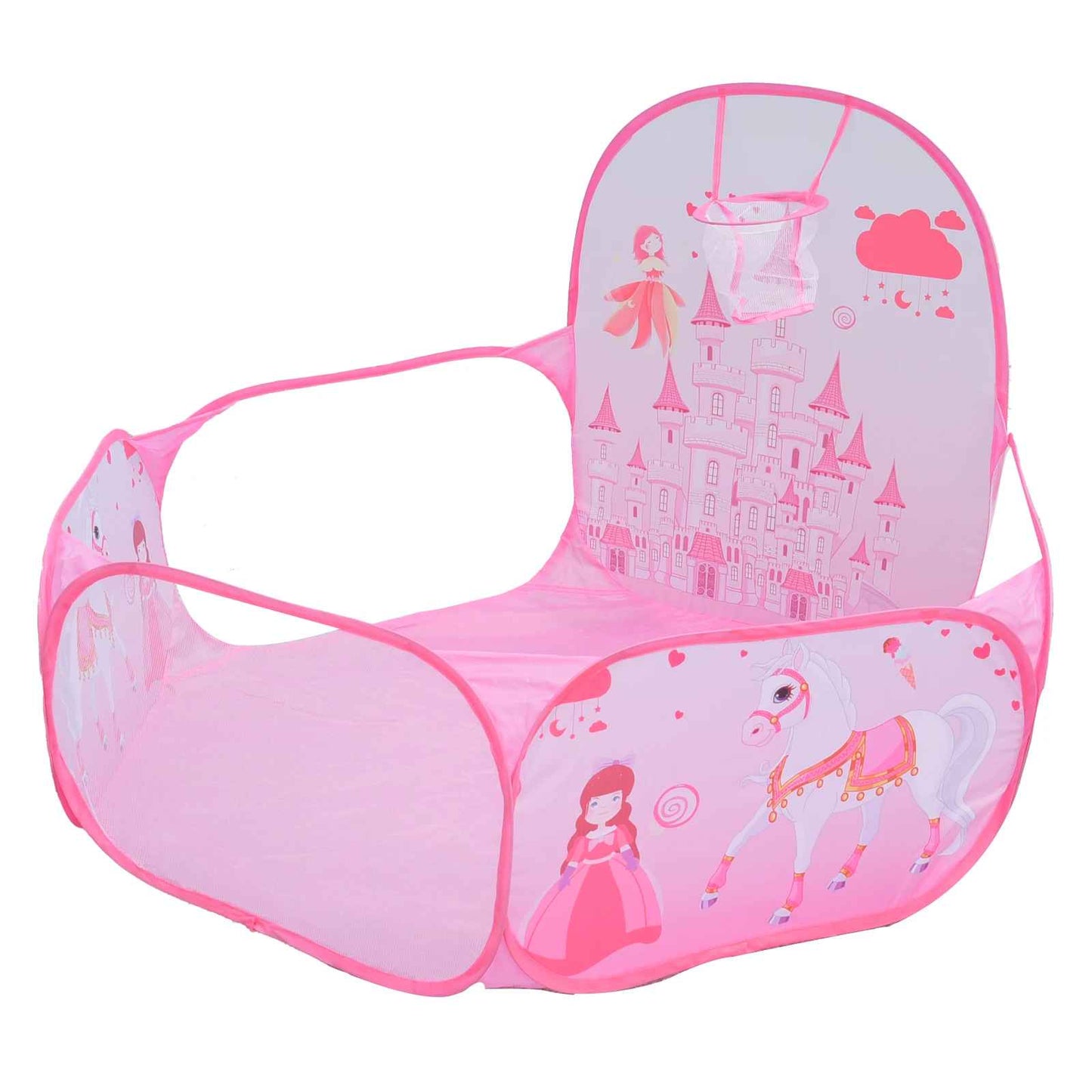 piscine a balles rose