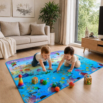 Tapis bebe mousse terrain jeux