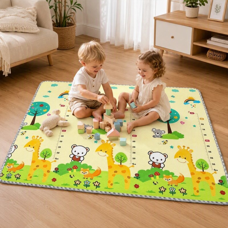 Tapis bebe mousse zone jeux