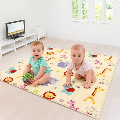 Tapis bebe jumeau salon
