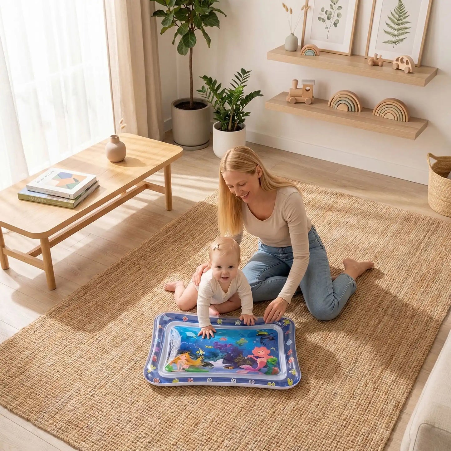 tapis d'eau éveil bebe salon