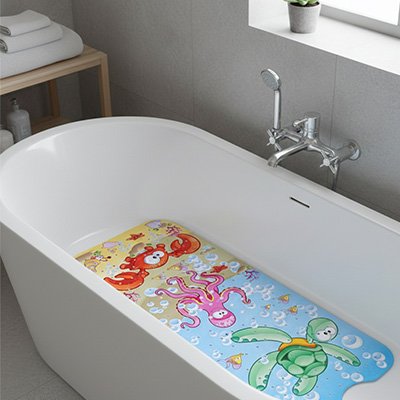 Tapis de bain bebe antiderpant
