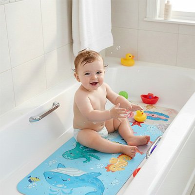 Tapis de bain bebe jeux